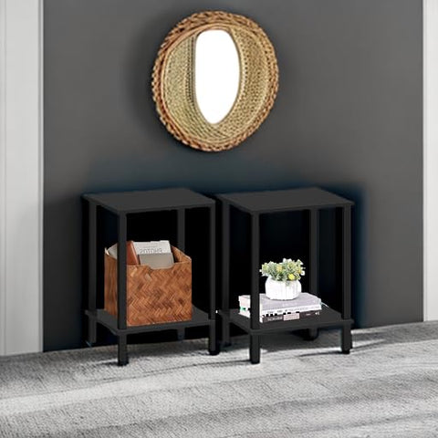 TUTOTAK End Table easy assembly with included instructions for quick setup.