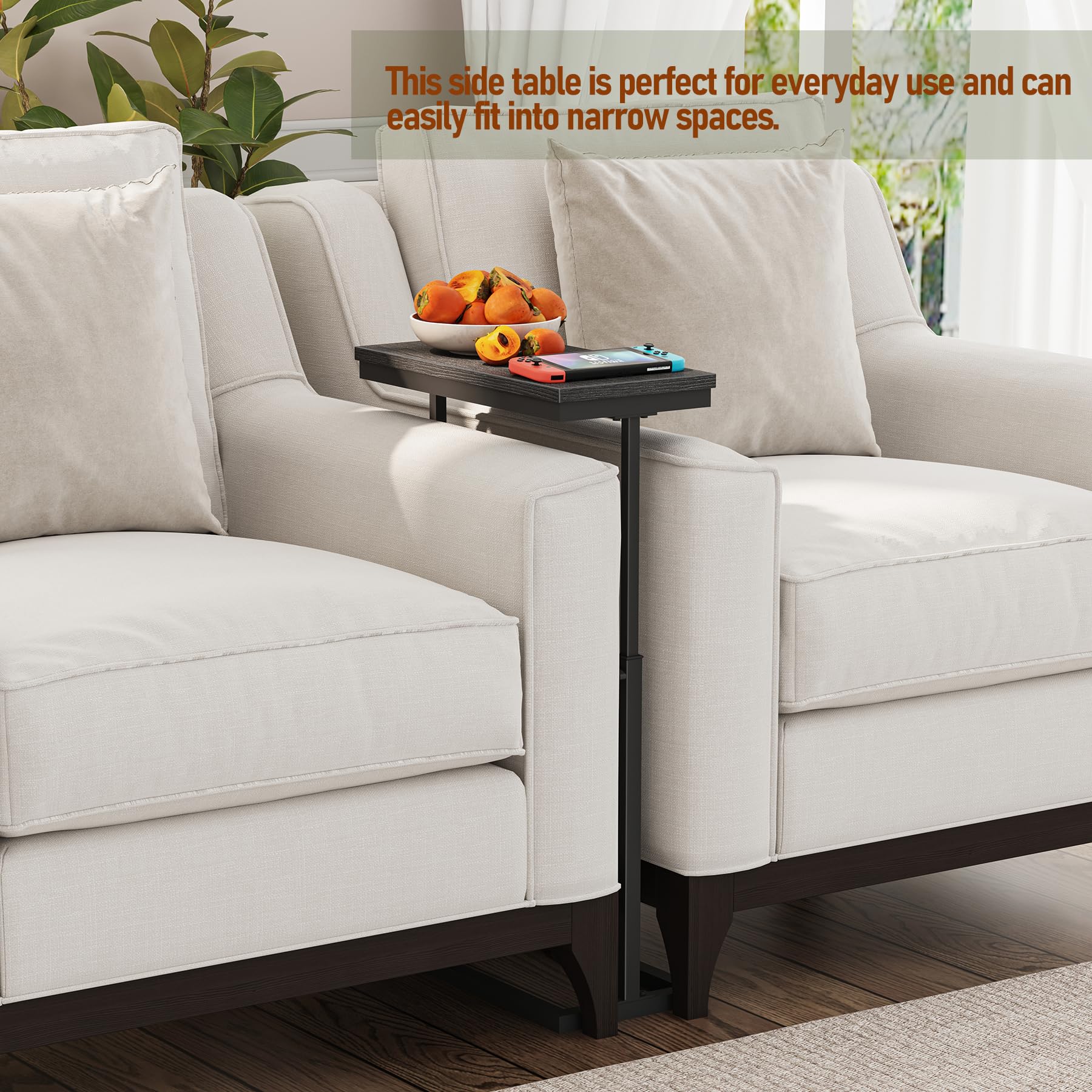 TUTOTAK End Table easy assembly with illustrated manual