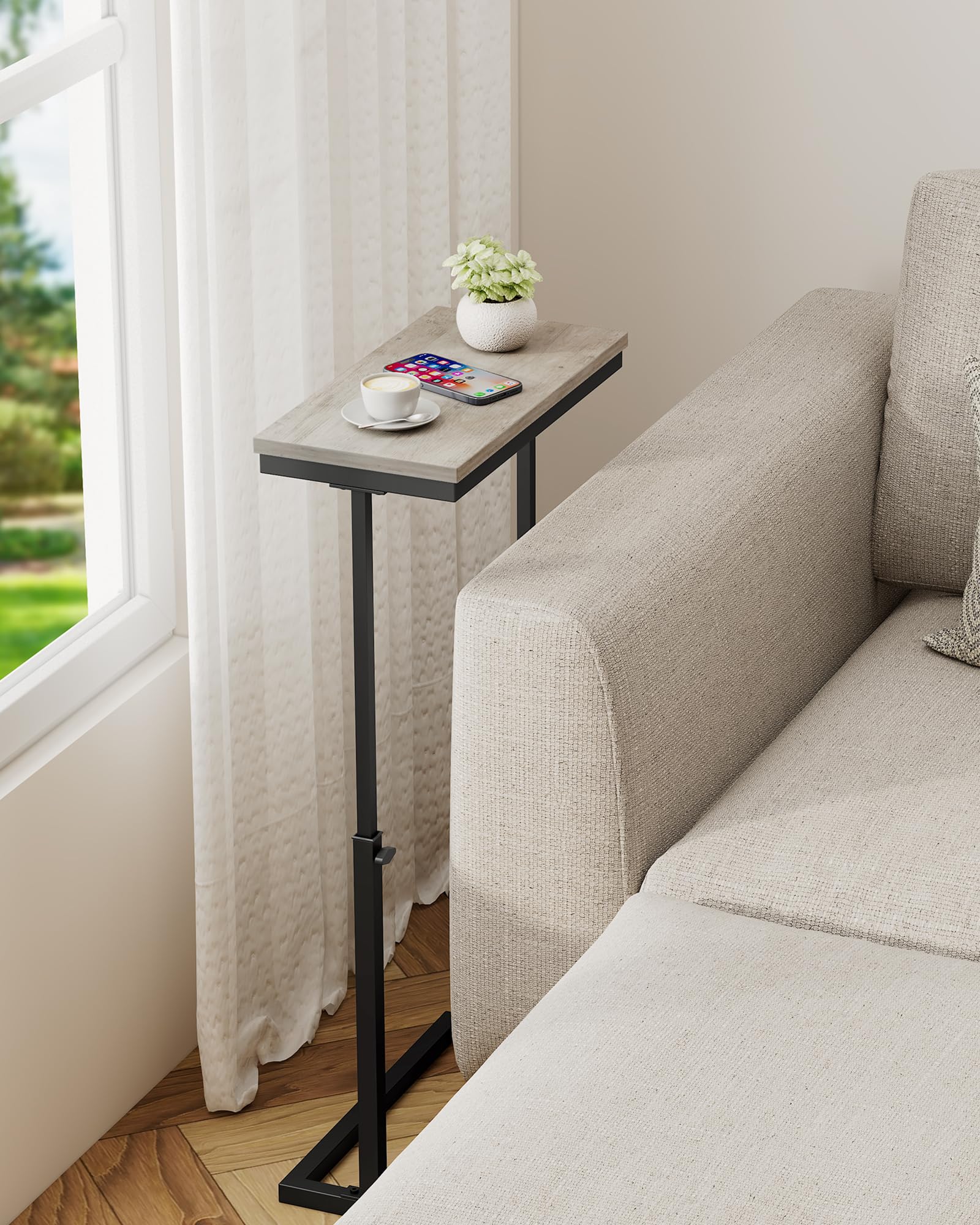 TUTOTAK easy-assembly end table for quick setup