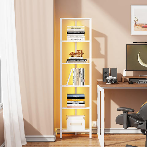 TUTOTAK LED-lit display shelf offers adjustable color settings.