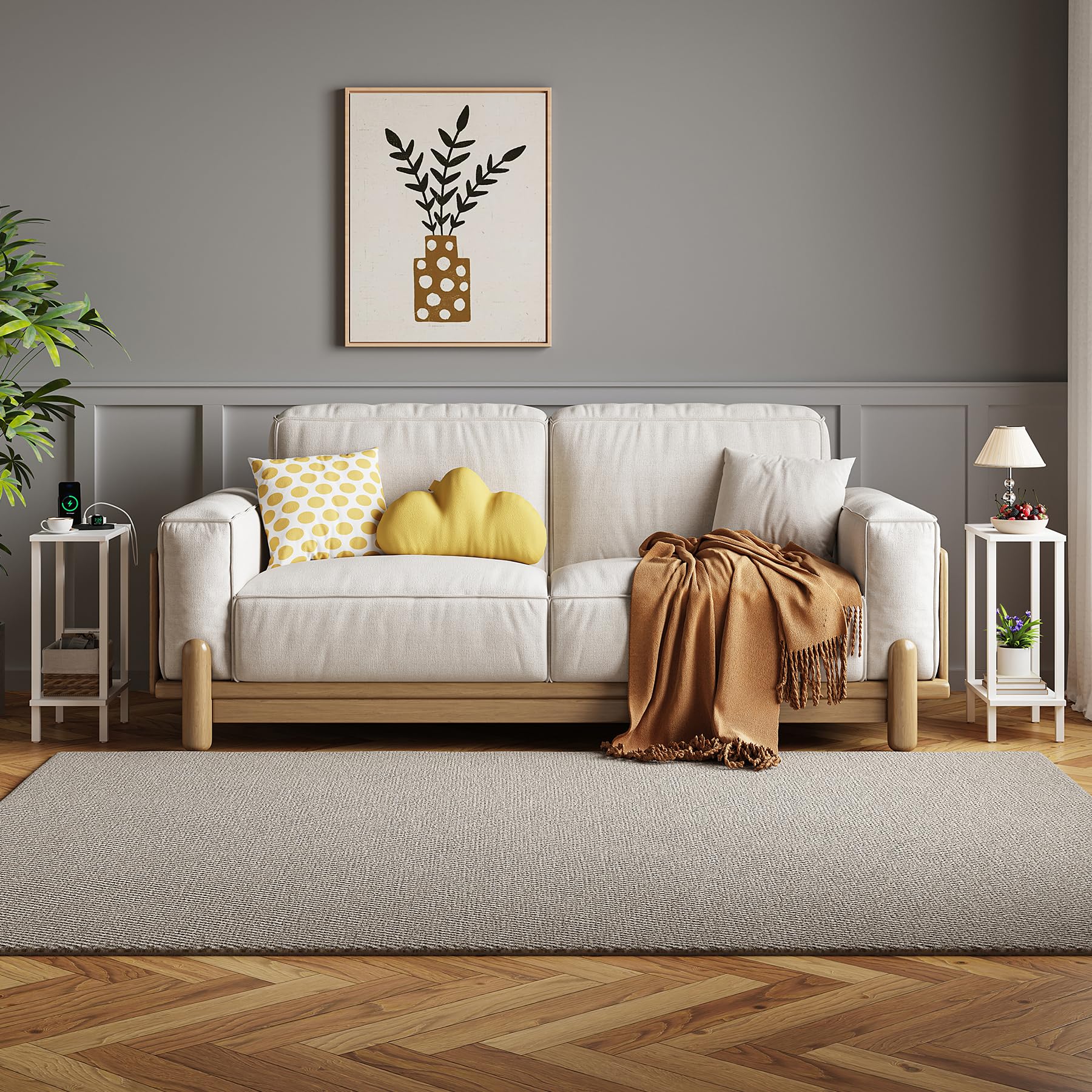 TUTOTAK narrow end table dimensions optimize sofa-side accessibility.