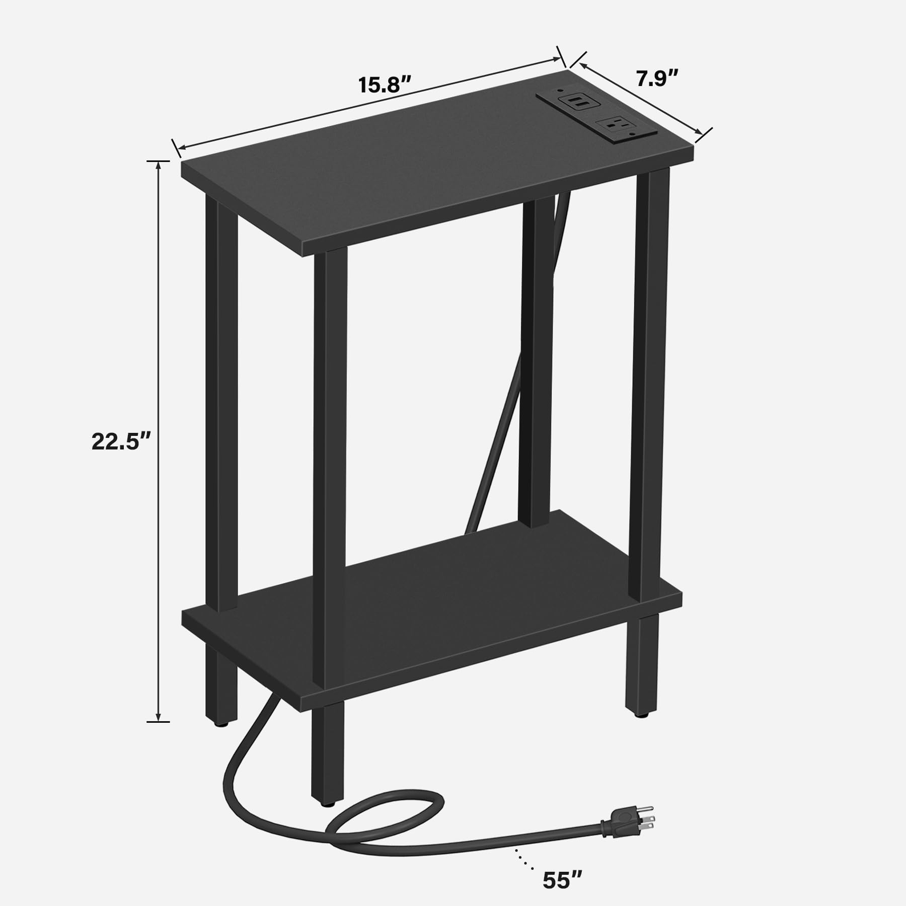 TUTOTAK easy-assembly end table simplifies setup in minutes
