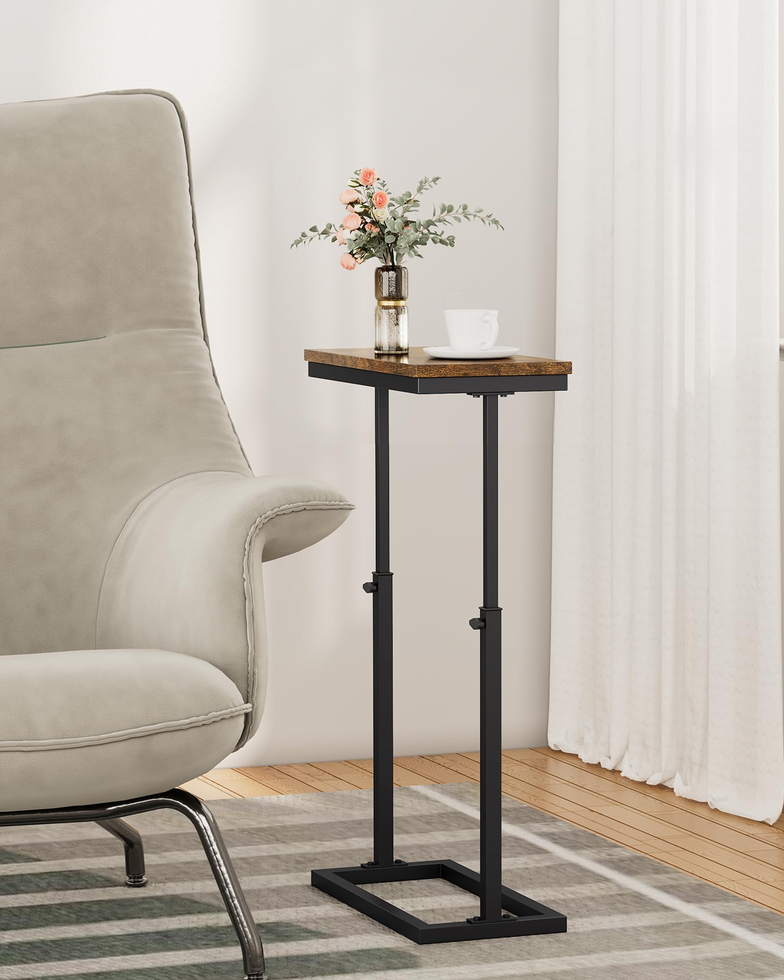 TUTOTAK Space-saving Couch Table keeps essentials within reach.