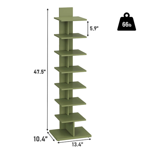 TUTOTAK sturdy-shelves support up to ten pounds per level.