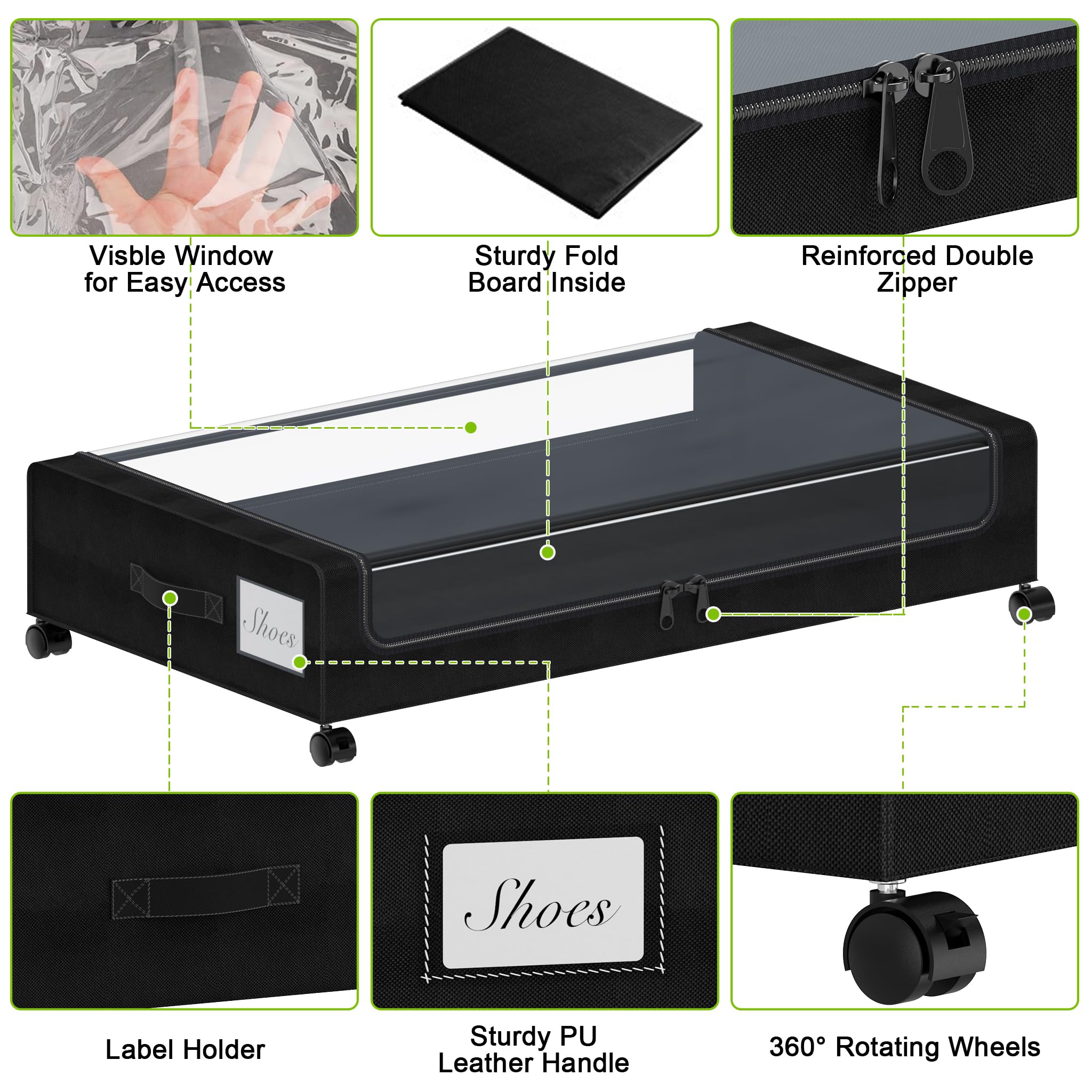 Tututry 360° wheels provide smooth movement across rooms and surfaces.