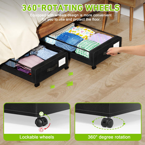 Tututry transparent lid helps quick content checks without opening.