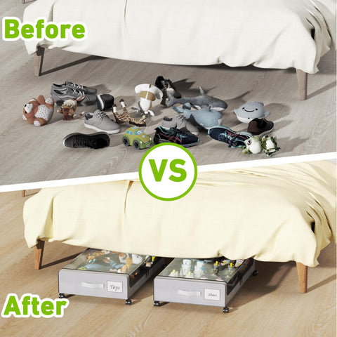Tututry dorm-friendly design fits under beds and in closets.