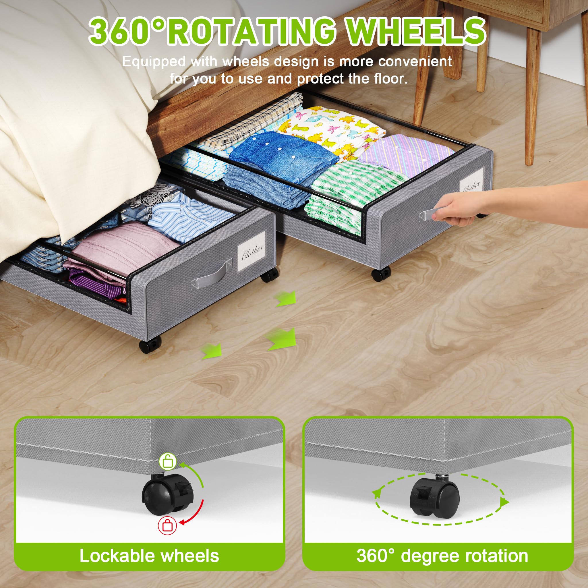 Tututry transparent lid with label aids quick content identification.