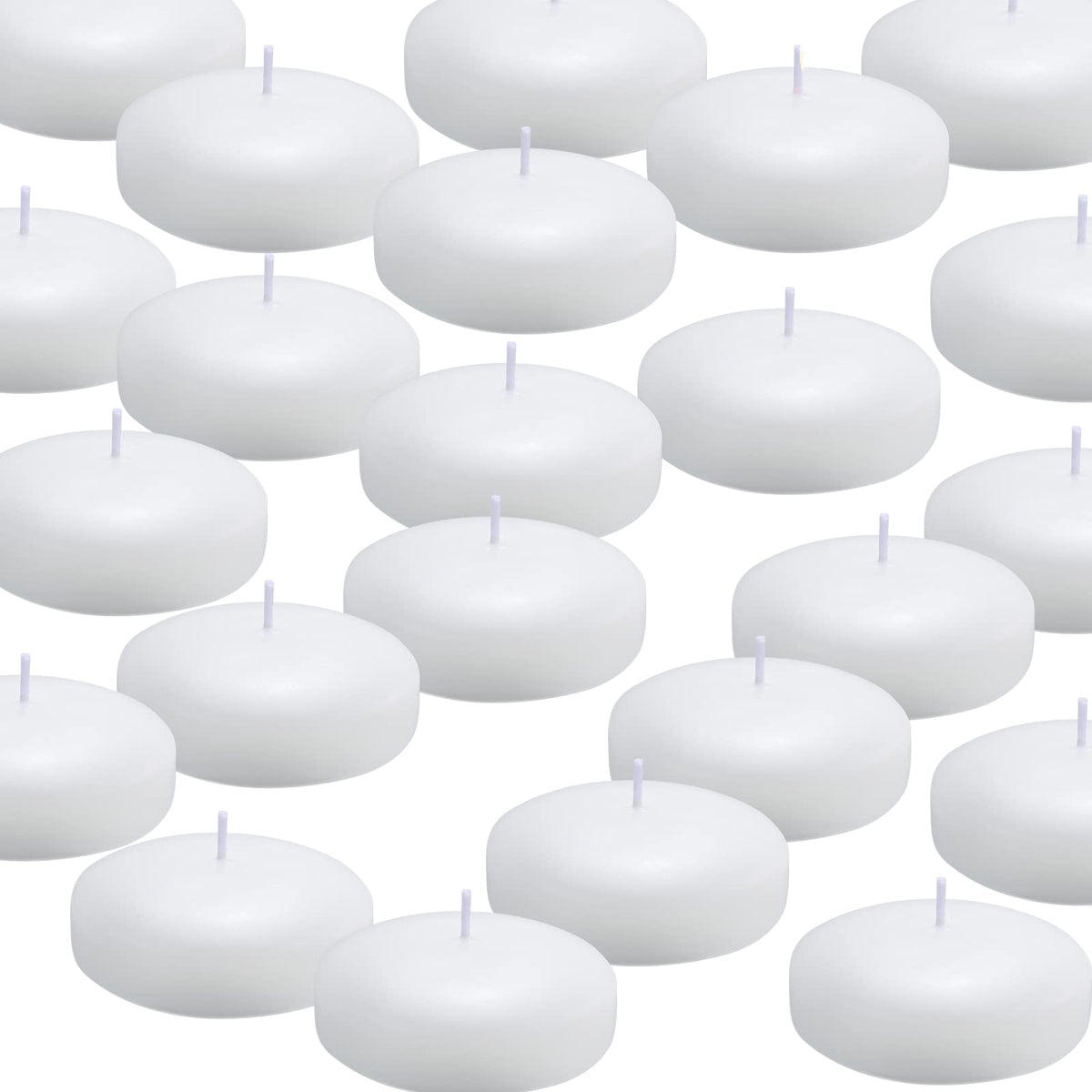 Tuyai 3-inch floating candle creates romantic centerpiece ambiance with clean, dripless burn.