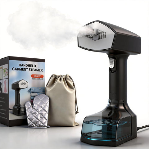 TUZOXU 2000W steamer heats up quickly for fast wrinkle removal.