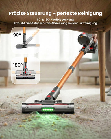 TVTAU vacuum in Eco, Standard, and Max modes for different surfaces