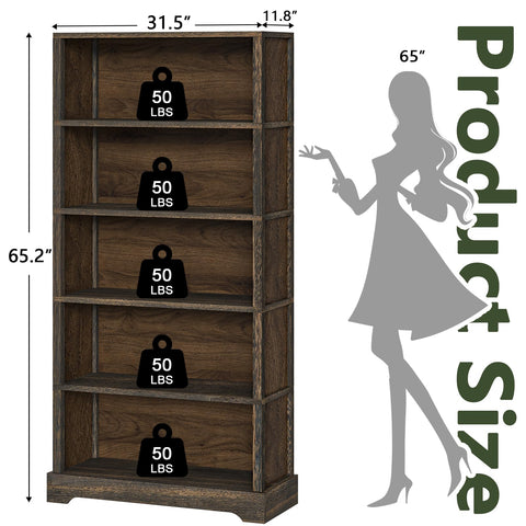 TVU 5-tier design maximizes display space and easy access to favorites.