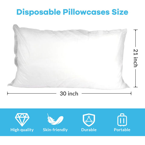 Tvvcalk 100-piece pillowcase set with foldable, portable design.