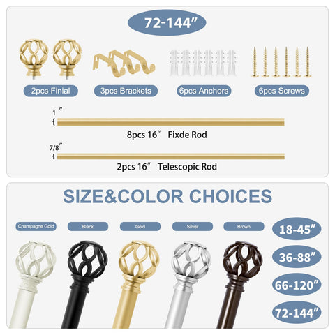 TVWOO baked-on lacquer finish provides a smooth glossy brass gold appearance