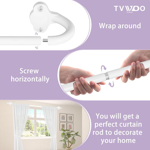 TVWOO supports ceiling or wall mounting for flexible placement