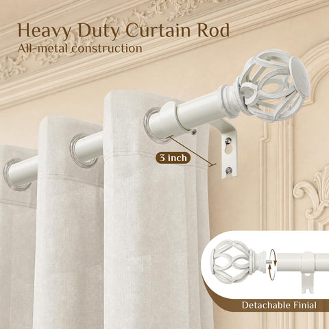 TVWOO multi-scene curtain rod adapts to bedrooms, living rooms, and patios