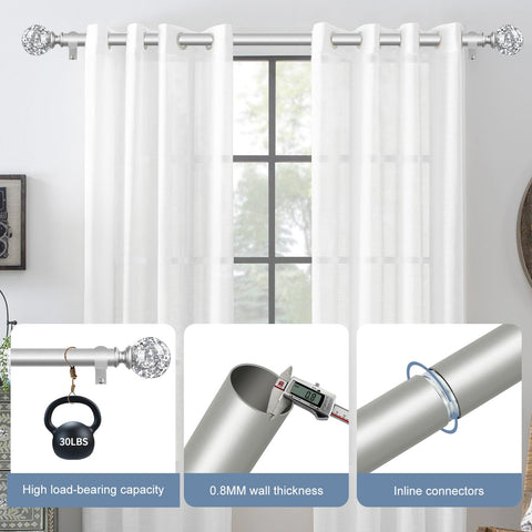 TVWOO multi-scene curtain setup in living room and bedroom