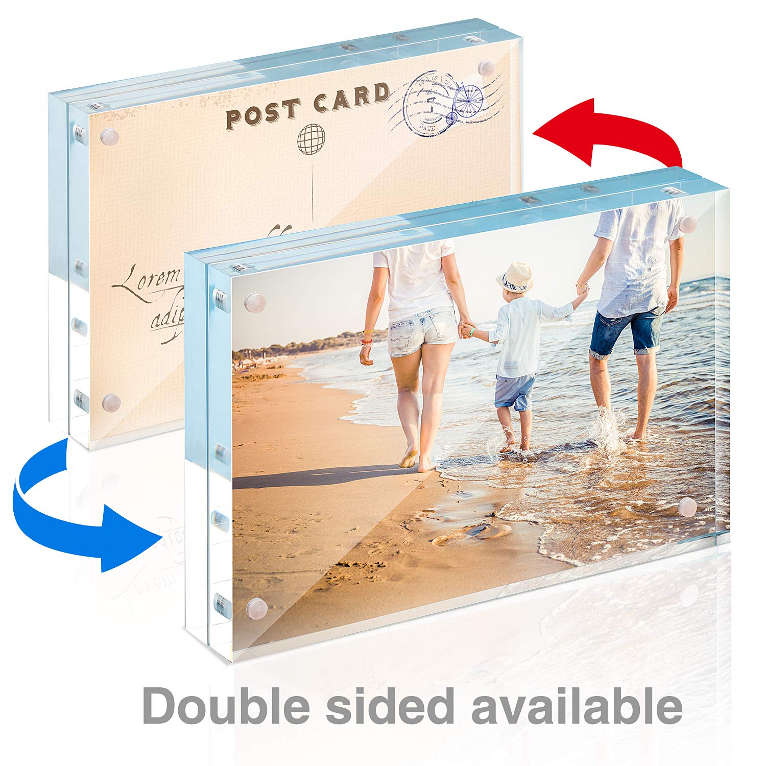 TWING acrylic frame thick 12mm 8x10 for sturdy viewing