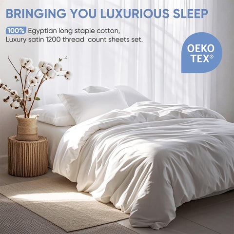 TWK 1200TC 18-inch deep pocket fitting thick mattresses securely.