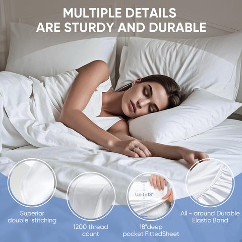 TWK 1200TC double-stitched corners enhancing sheet durability.