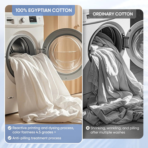 TWK 1200TC white king sheet set providing hotel-style bedroom elegance.