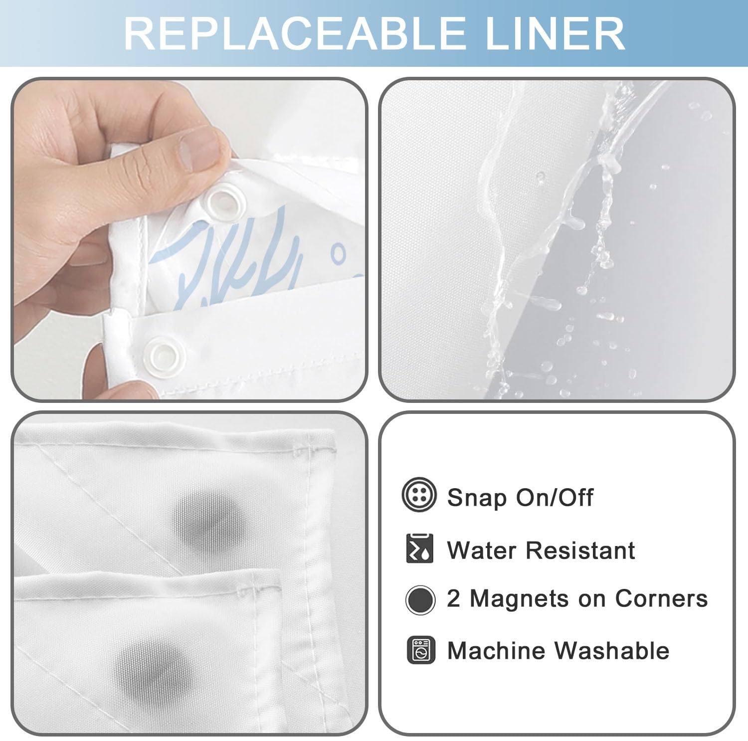 TWLSNCD quick-dry fabric stays crisp and resists wrinkles.