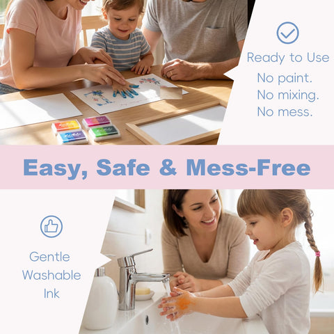 TwoDays high-transparency acrylic panel protects prints from fading and smudges.