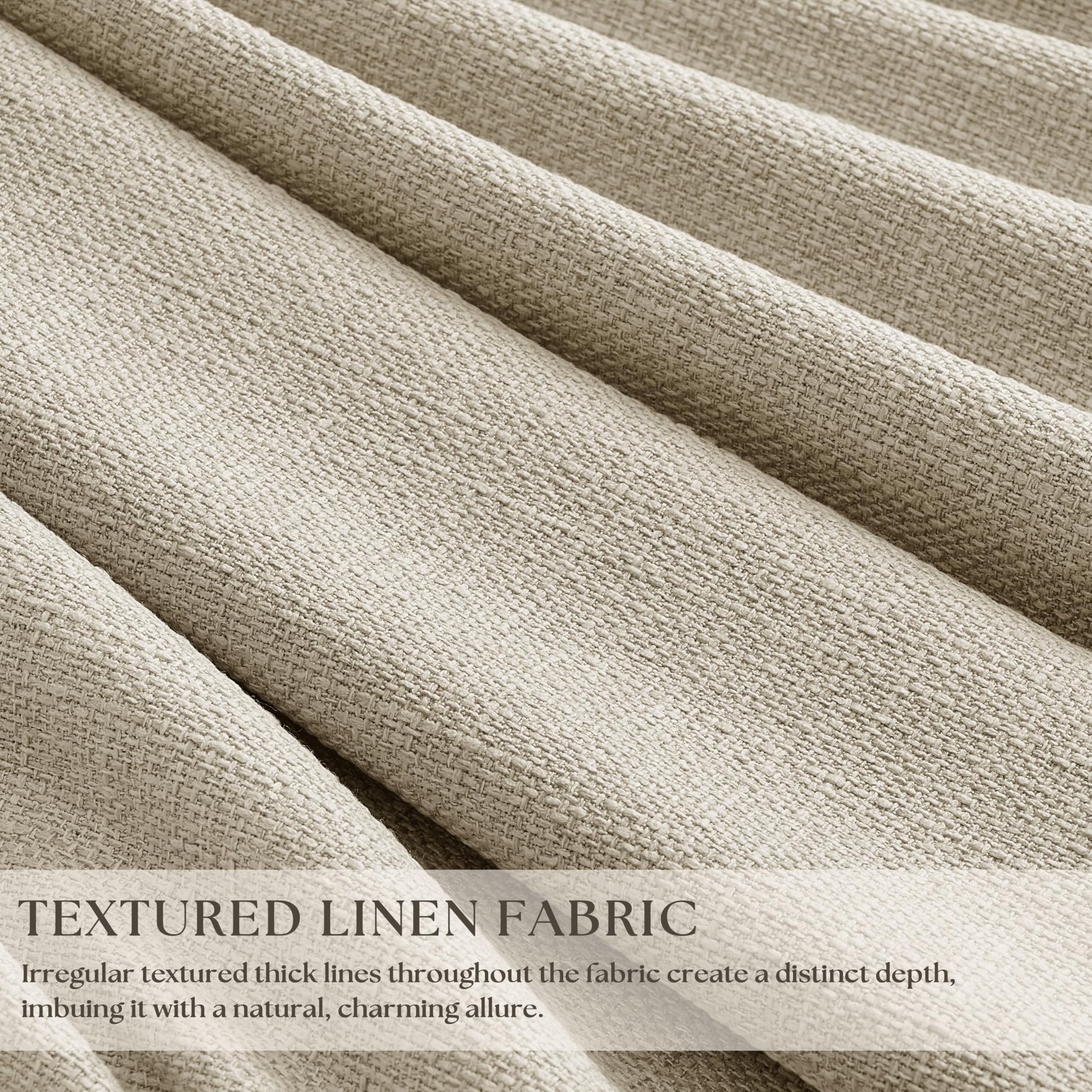 TWODRAPES 100% blackout liner visible inside view for darker rooms