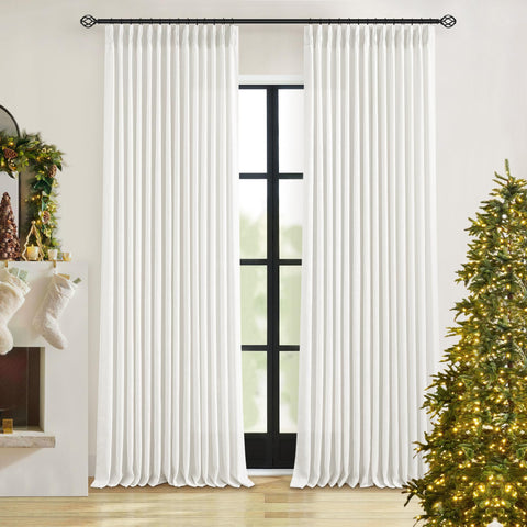 TWODRAPES easy-care linen curtains are machine washable and quick to dry.