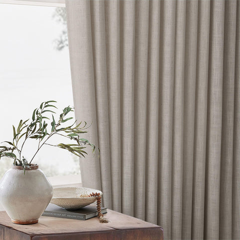 TWODRAPES easy-care fabric is machine-washable and quick-drying.