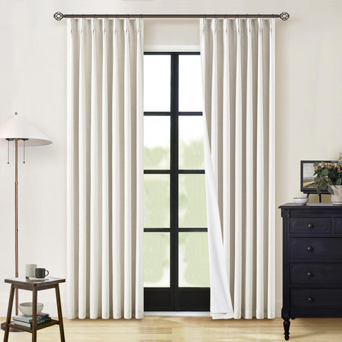 TWODRAPES included hooks and rings support easy, versatile installation