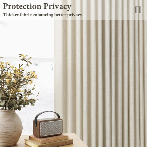 TWODRAPES included hooks and rings for quick installation and setup