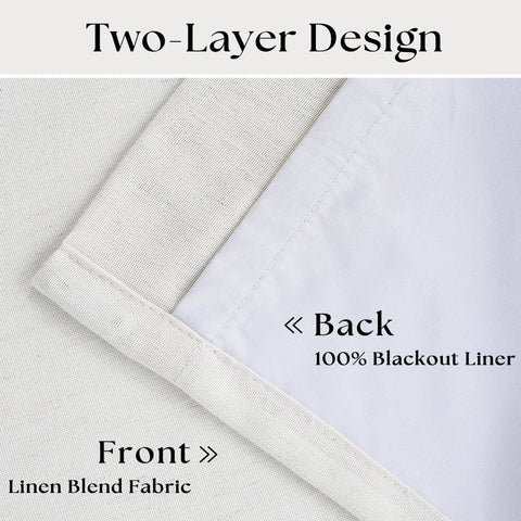 TWODRAPES memory-shape pleats in ivory deliver a tidy, custom-like silhouette.