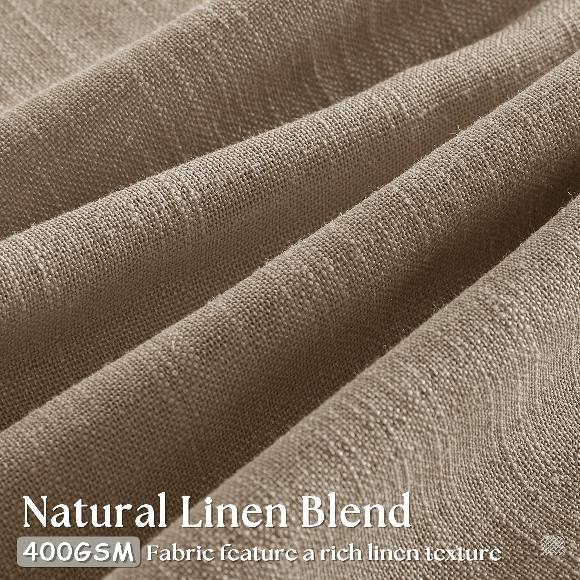 TWODRAPES memory-shape pleats maintain neat, custom-like profile