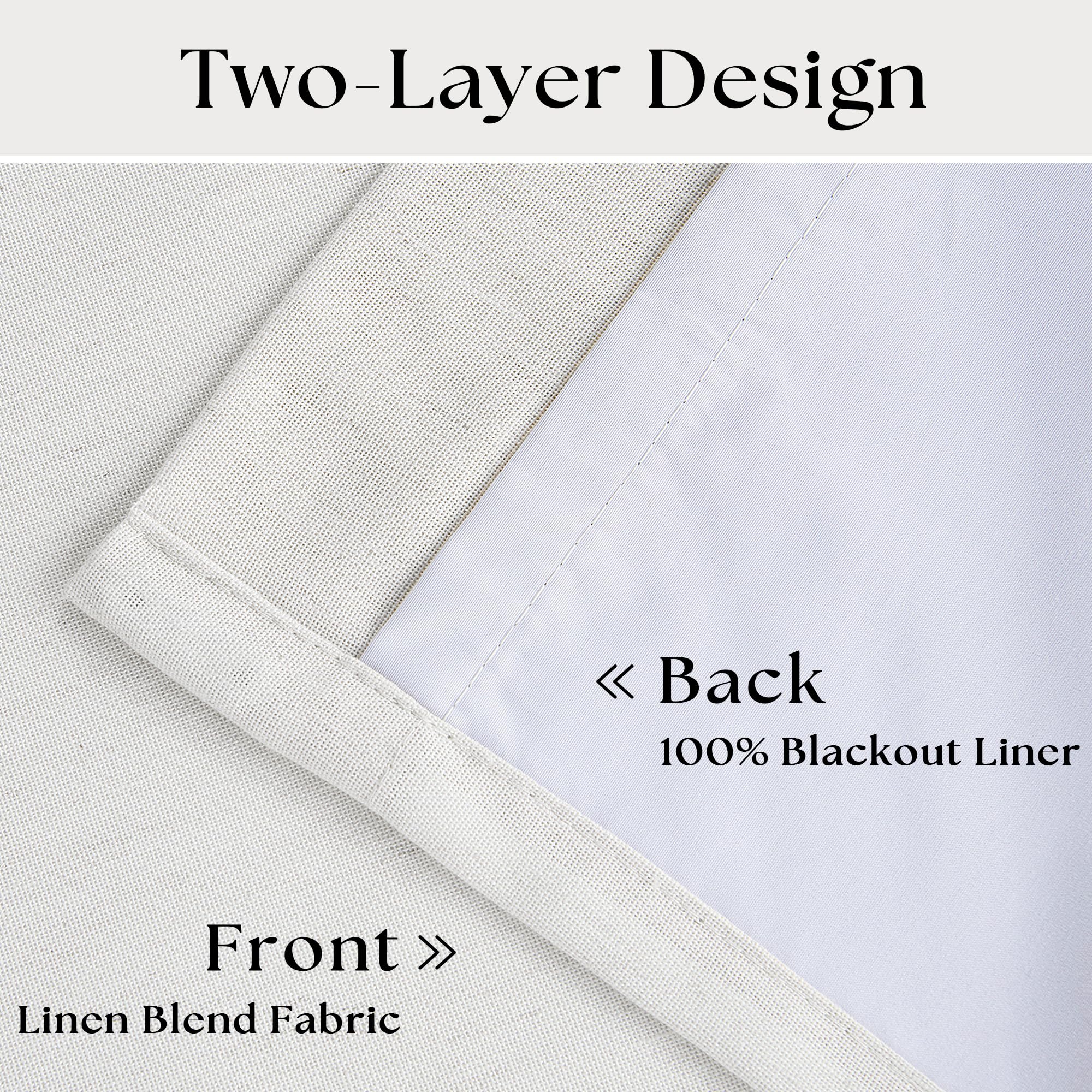 TWODRAPES blackout curtains provide nighttime privacy for bedrooms and quiet mornings.