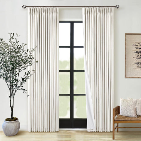 TWODRAPES nursery or bedroom use creates a dim, private environment