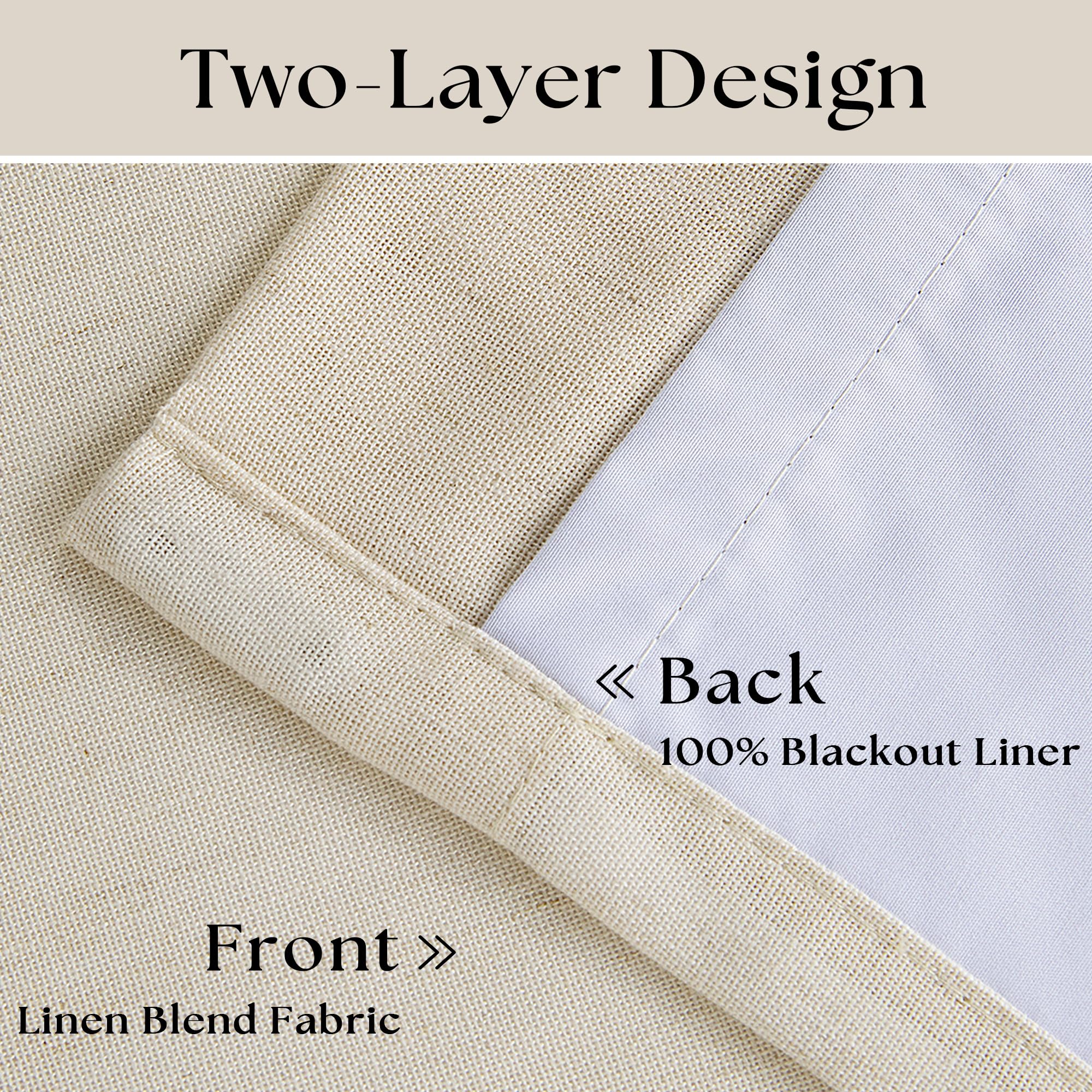 TWODRAPES back-tab-hanging offers clean rod coverage and casual elegance.