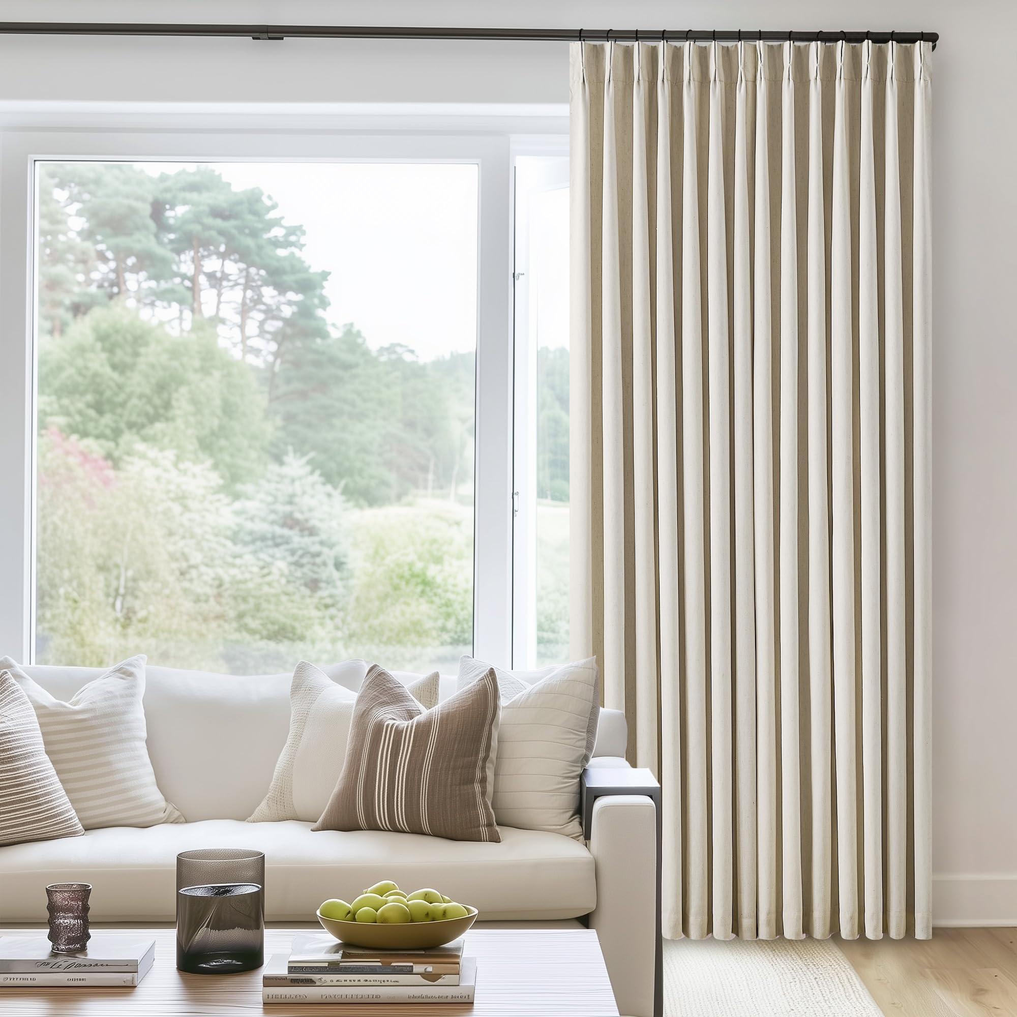 TWODRAPES night-time-darkening privacy for a calmer evening.
