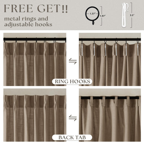 TWODRAPES privacy-focused curtains seen from outside with softened interior light