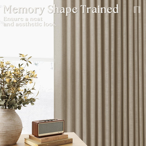 TWODRAPES ready-made package includes hooks and rings
