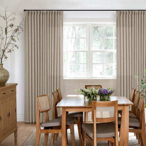 TWODRAPES ready-made two-panel set, each 40x90 inches, ideal for standard windows.