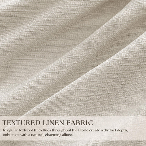 TWODRAPES versatile hanging options allow quick setup with rings, back tab, or track