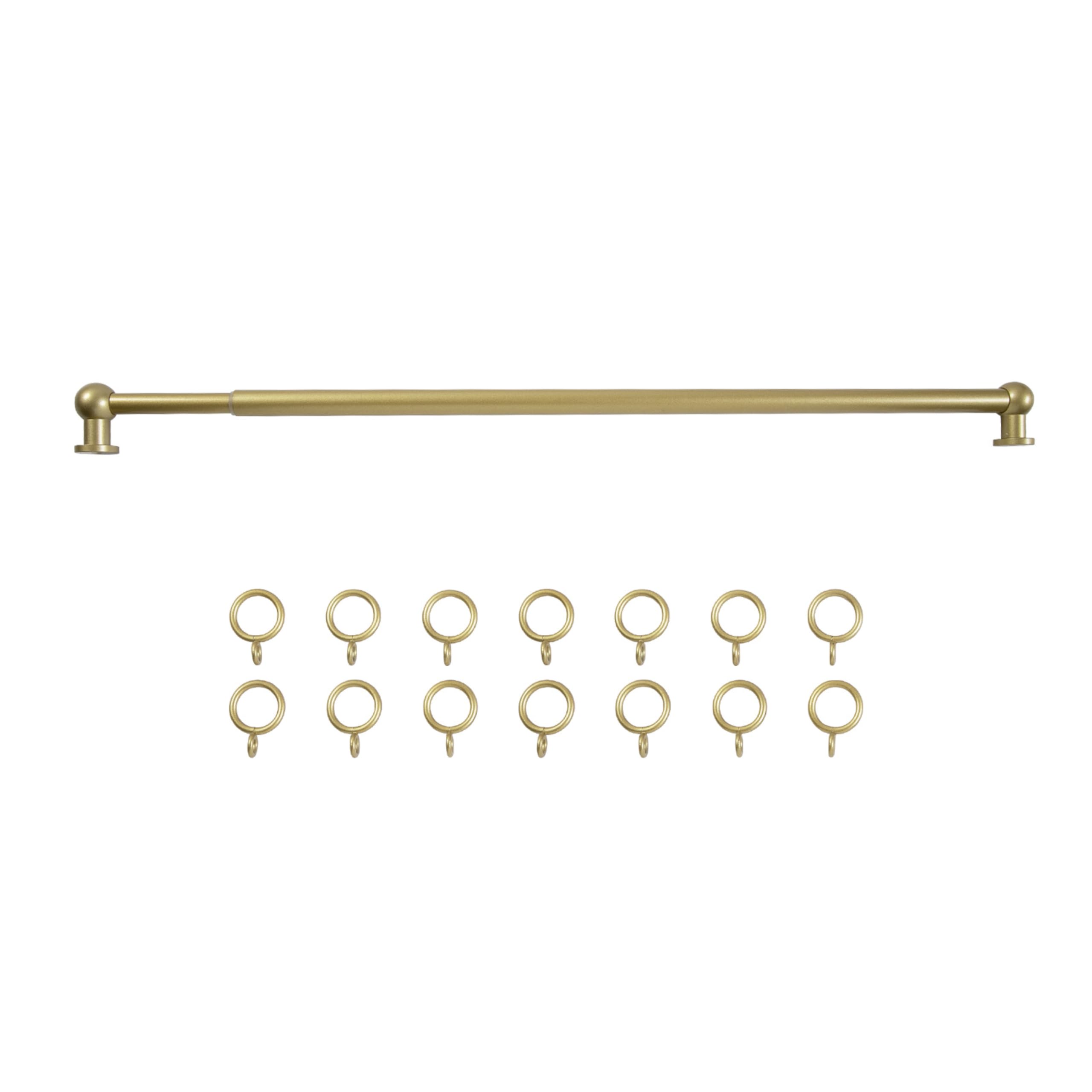 TWOPAGES Gold Cafe Rod main section showing adjustable 16-28 inch range