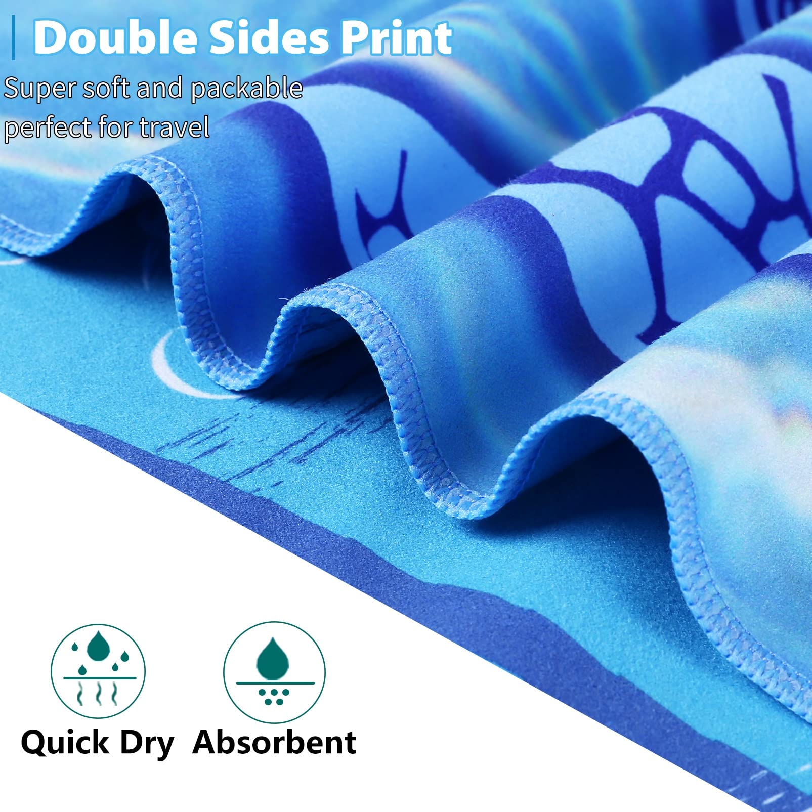 TwoYek towel has a soft, silky feel for comfortable drying after workouts.