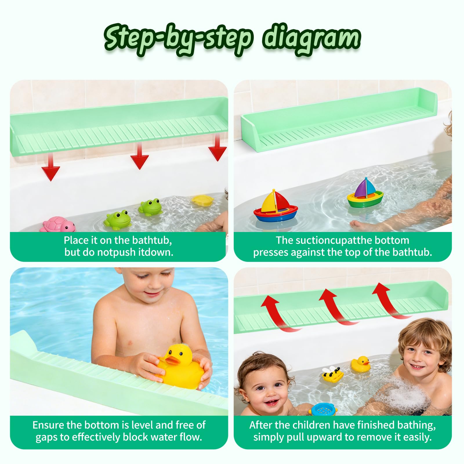 Green TYASDBA bath accessory adding a fresh look to the bathroom.