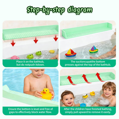 Green TYASDBA bath accessory adding a fresh look to the bathroom.