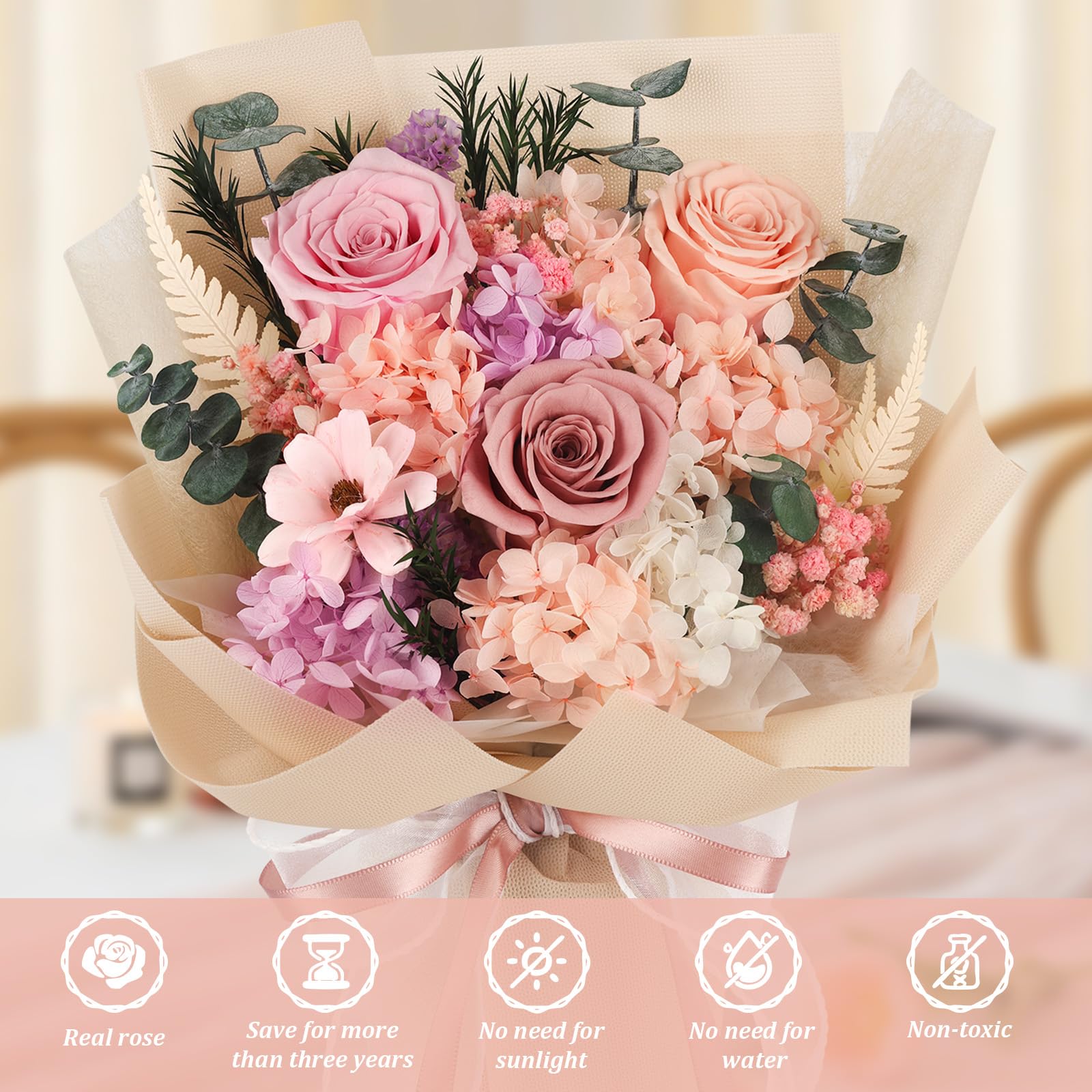 TYL&TYS Forever roses suit Mothers Day or anniversaries