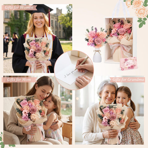 TYL&TYS 13.5-inch bouquet on display ideal for console tables