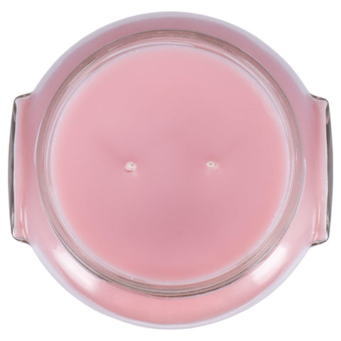 Tyler Candle Company Bless Your Heart 22oz burning wick for warm ambience.
