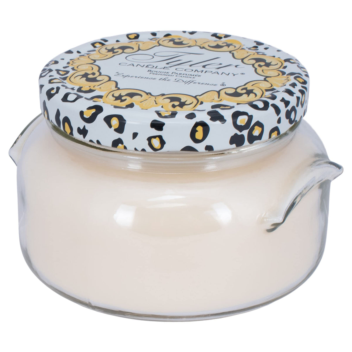 TYLER CANDLE COMPANY Diva 22oz glass jar enhances room ambiance.